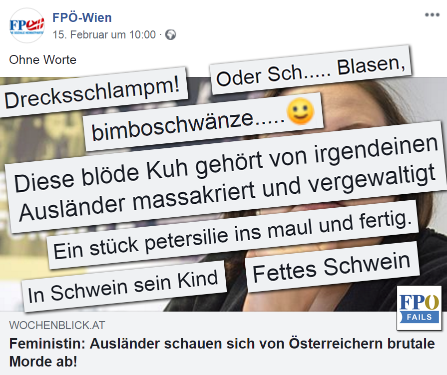 FPÖ-Wien: Hass und Sexismus gegen Lena Jäger, Projektleiterin des Frauen*Volksbegehrens