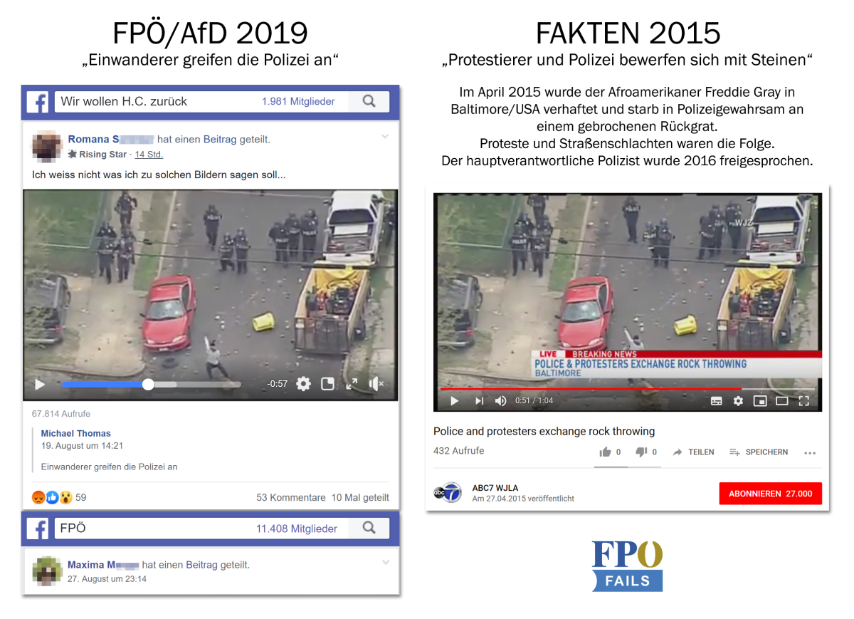 Die FPÖ hat ihren Göring gelesen. Wie in FPÖ Gruppen mittels Fake News rassistische Stimmung gemacht wird.